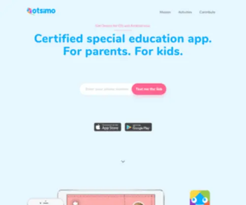 Otsimo.org(Special Education for Special Children) Screenshot