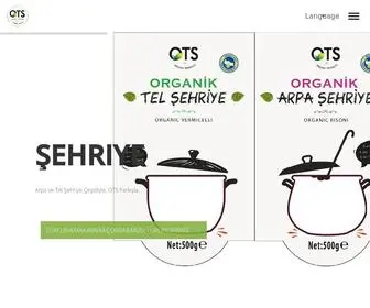 Otsorganik.com(OTS Organik Tarim) Screenshot