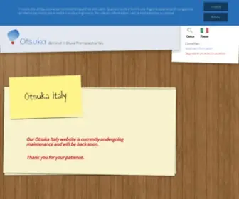 Otsuka.it(Otsuka Italy) Screenshot