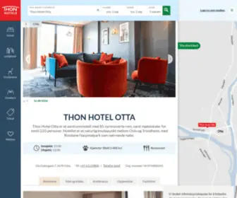 Ottahotell.no(Thon Hotel Otta) Screenshot