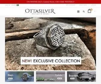 Ottasilver.com(Boutique and Unique Jewelry for Men & Women) Screenshot