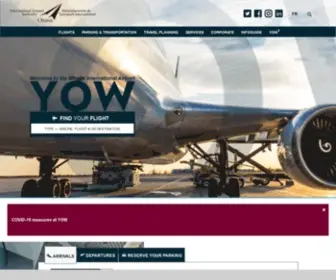 Ottawa-Airport.ca(YOW) Screenshot