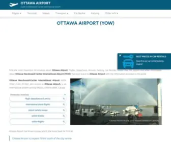 Ottawa-Airport.com(Ottawa Airport (YOW)) Screenshot