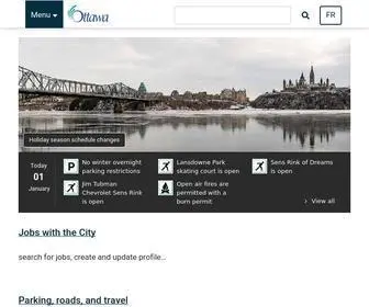 Ottawa.ca(City of Ottawa) Screenshot