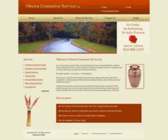 Ottawacremationservice.ca(Ottawa Cremation Service) Screenshot