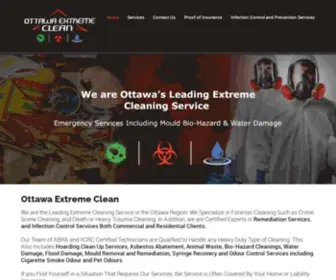 Ottawaextremeclean.com(Ottawa Extreme Clean) Screenshot