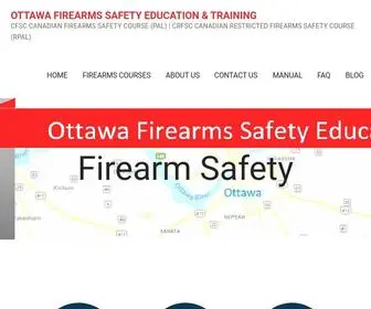 Ottawafirearmsafety.ca(CFSC Canadian Firearms Safety Course (PAL)) Screenshot