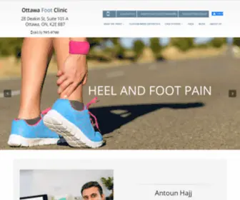 Ottawafootclinic.com(Ottawa Foot Clinic) Screenshot