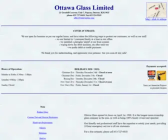 Ottawaglass.com(Ottawa Glass) Screenshot