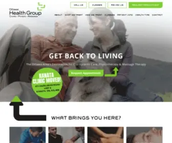 Ottawahealthgroup.com(Ottawa Health Group) Screenshot