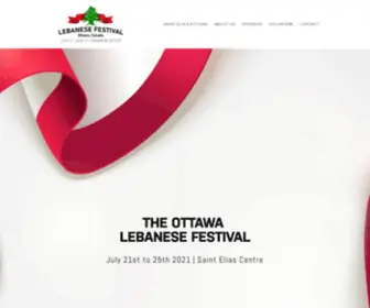 Ottawalebanesefestival.com(The Ottawa Lebanese Festival) Screenshot