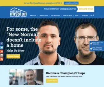 Ottawamission.com(The Ottawa Mission) Screenshot