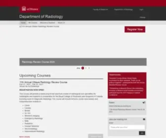 Ottawaradcme.com(Continuing Medical Education) Screenshot