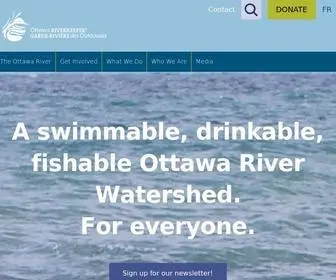 Ottawariverkeeper.ca(Garde) Screenshot