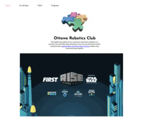 Ottawaroboticsclub.com(Ottawa Robotics Club) Screenshot