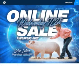 Ottenwaltershowpigs.com(Ottenwalter Showpigs) Screenshot