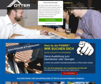 Otter-Dachdecker.de(Dachdeckerei und Bauspenglerei Otter Aschaffenburg) Screenshot