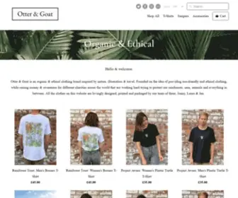 Otterandgoat.co.uk(Create an Ecommerce Website and Sell Online) Screenshot