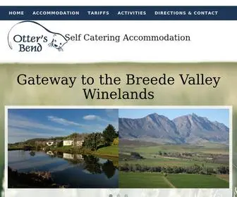 Ottersbend.co.za(Self-Catering Accommodation in the Breede Valley Wine-lands) Screenshot