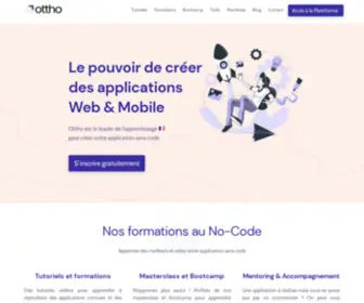 Ottho.tools(Formation création d'application sans code) Screenshot