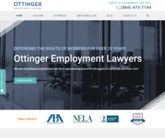 Ottingerlaw.com(Ottinger Law Employment Attorneys) Screenshot