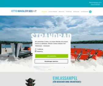 Otto-Maigler-See.de(Strandbad Otto) Screenshot