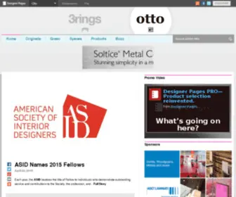 Otto-Otto.com(Editorial, News, Trends, Styles and Ideas for Architects and Designers) Screenshot