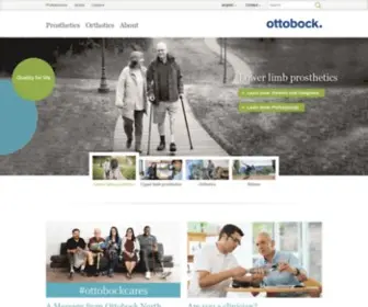 Ottobock.ca(Ottobock North America Consumer Home) Screenshot