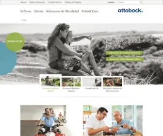 Ottobock.com.mx(Ottobock Pagina para Usuarios) Screenshot