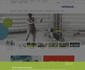 Ottobock.de(Ottobock Deutschland) Screenshot