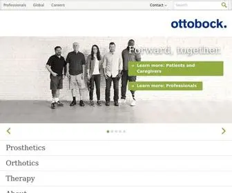 Ottobockus.com(Ottobock North America Consumer Home) Screenshot