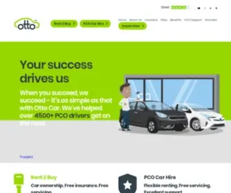 Ottocar.co.uk(The Home of PCO Car Hire and Rent 2 Buy) Screenshot