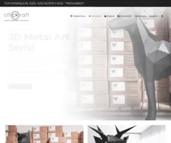 Ottockraft.com.tr(3D Metal Arts designed by Ottockraft) Screenshot