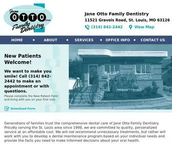 Ottodentistry.com(Jane Otto Family Dentistry) Screenshot