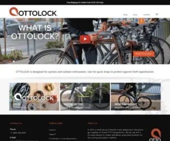Ottodesignworks.com(Lightweight Compact Bike Lock) Screenshot