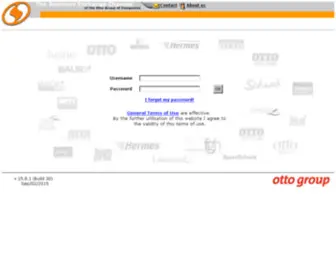 Ottogroupb2B.com(Otto Group Entry Server of the B2B System) Screenshot
