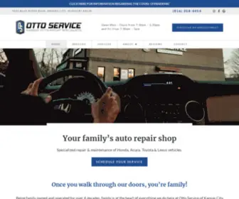 Ottoservicekc.com(Honda, Acura, Toyota, And Lexus Repair) Screenshot