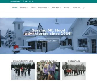 Ottosskishop.com(Otto's Ski and Rental Shop) Screenshot