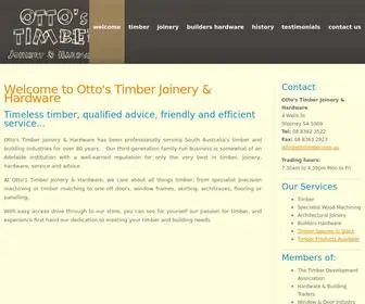 Ottotimber.com.au(Otto's Timber Joinery & Hardware) Screenshot