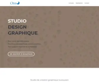 Otus.fr(Otus graphic design) Screenshot