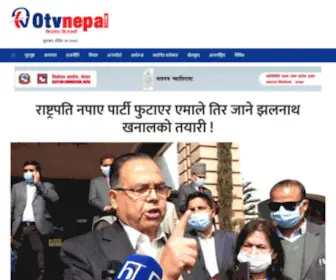 Otvnepal.com(Otv Nepal) Screenshot