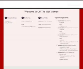 OtwgameStore.com(Off The Wall Games) Screenshot