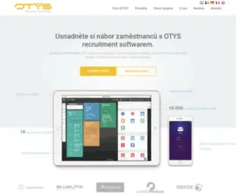 Otys.cz(OTYS HR a recruiting software) Screenshot