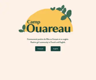 Ouareau.com(Camp Ouareau) Screenshot