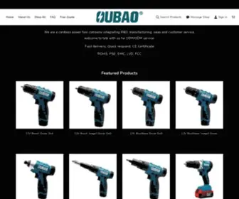 Oubaotoolsshop.com(Oubao Tools) Screenshot