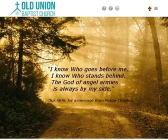 Oubcshannon.org(Old Union Baptist Church) Screenshot