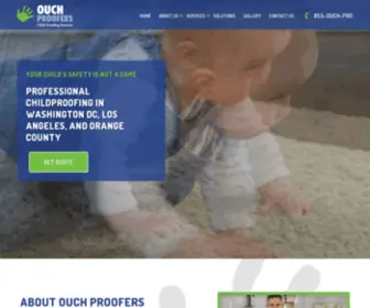 Ouchproofers.com(Professional Child Proofing Services) Screenshot