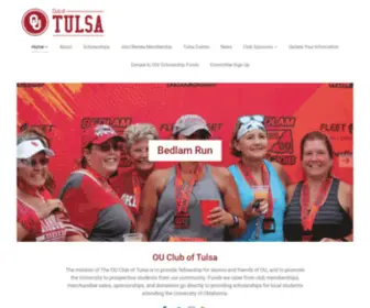 Oucluboftulsa.com(The mission of The OU Club of Tulsa) Screenshot