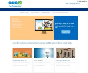 Oucsavingtool.com(OUC Savings Tool) Screenshot