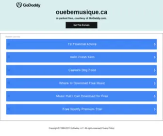 Ouebemusique.ca(Ouèbe) Screenshot